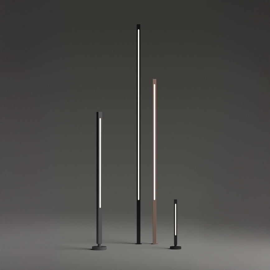 Ideal Lux - зовнішній LED‑світильник JEDI, 25 Вт/230 В, 160 см, CRI 90, IP65, коричневий