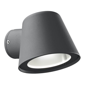 Ideal Lux - Зовнішній настінний світильник 1xGU10/35W/230V IP43 антрацит