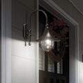 Ideal Lux - Зовнішній настінний світильник CIMA 1xE27/52W/230V IP43 антрацит