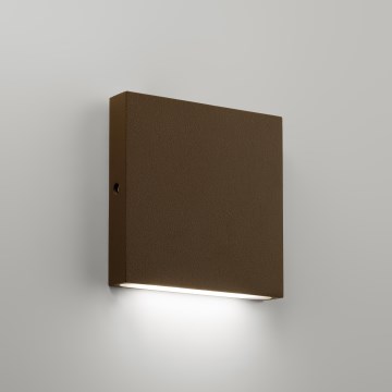 Ideal Lux - зовнішній настінний світильник LED POST-IT LED/3W/12V CRI 90 коричневий