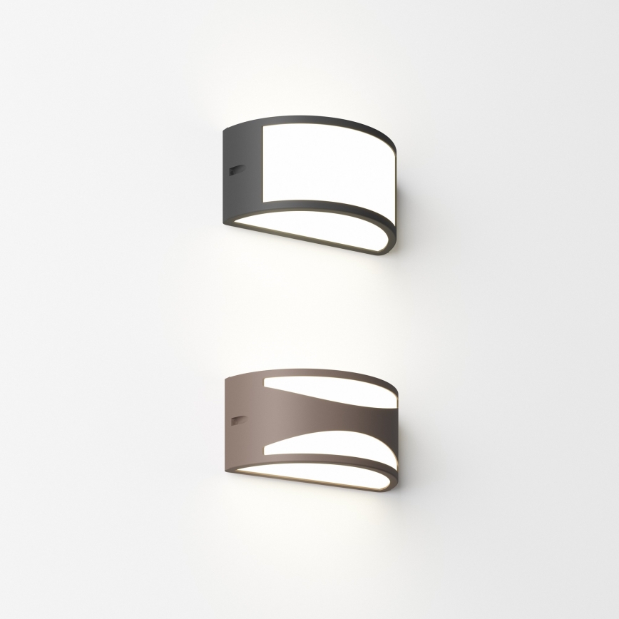 Ideal Lux - Зовнішній настінний світильник REX 1xE27/60W/230V IP44 коричневий