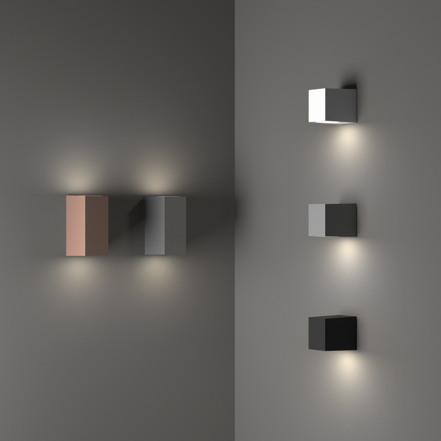 Ideal Lux - Зовнішній настінний світильник UP 1xG9/15W/230V IP44 антрацит