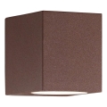 Ideal Lux - Зовнішній настінний світильник UP 1xG9/15W/230V IP44 коричневий
