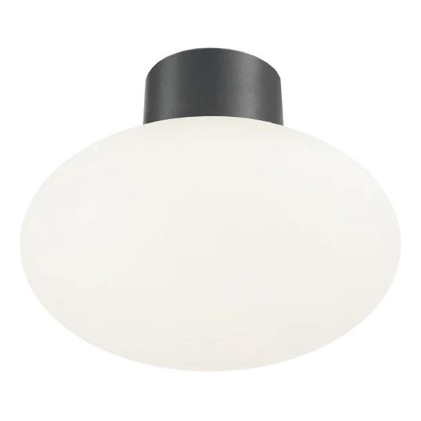 Ideal Lux - Зовнішній стельовий світильник CLIO 1xE27/42W/230V IP44 антрацит