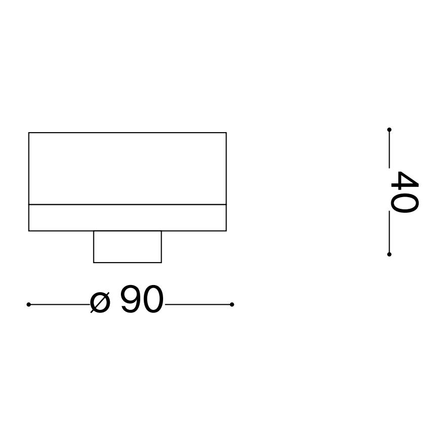 Ideal Lux - Зовнішній стельовий світильник CLIO 1xE27/42W/230V IP44 коричневий