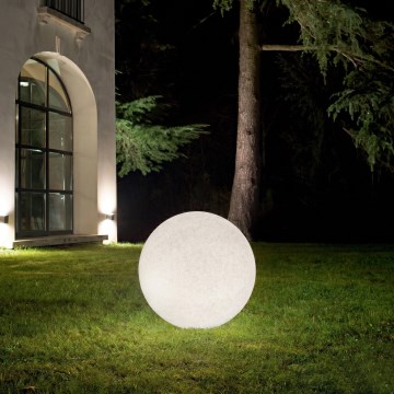 Ideal Lux - Зовнішній світильник DORIS 1xE27/60W/230V діаметр 30 см IP44 сірий