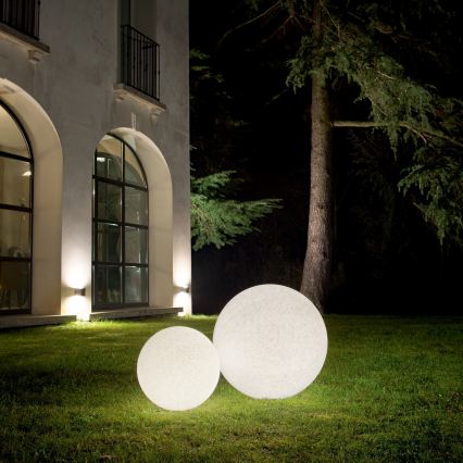 Ideal Lux - Зовнішній світильник DORIS 1xE27/60W/230V діаметр 30 см IP44 сірий