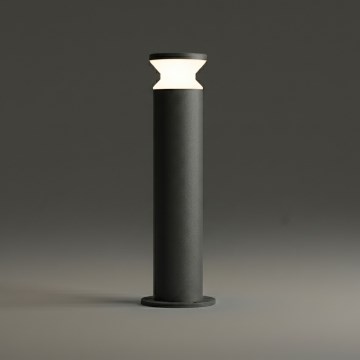 Ideal Lux - Зовнішній світильник TORRE 1xE27/15 Вт/230 В 60 см IP65 антраціт