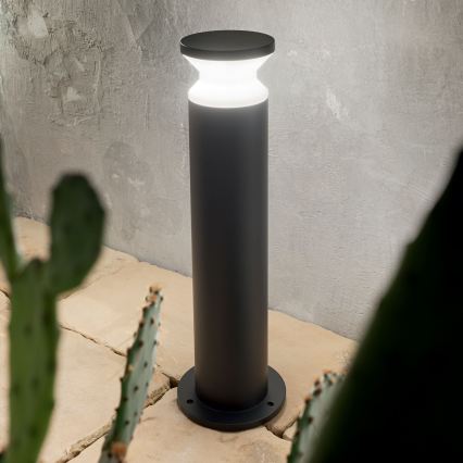Ideal Lux - Зовнішній світильник TORRE 1xE27/15W/230V 60 см IP65 чорний