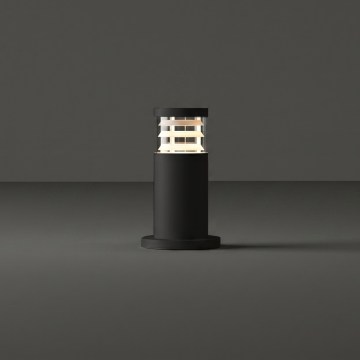 Ideal Lux - Зовнішній світильник TRONCO 1xE27/42W/230V 25 см IP65 чорний