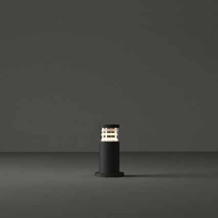 Ideal Lux - Зовнішній світильник TRONCO 1xE27/42W/230V 25 см IP65 чорний