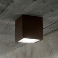 Ideal Lux - Зовнішній точковий світильник TECHO 1xGU10/20W/230V 9x9 cm IP54 коричневий