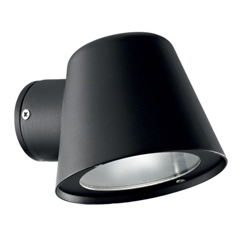 Ideal Lux - Зовнішній настінний світильник 1xGU10/35W/230V чорний
