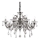 Ideal Lux - Кришталева люстра на ланцюгу COLOSSAL 8xE14/40W/230V діаметр 78 см сірий/глянцевий хром