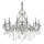 Ideal Lux - Кришталева люстра на ланцюгу GIOCONDA 12xE14/40W/230V діаметр 90 см срібний