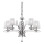 Ideal Lux - Кришталева люстра на ланцюгу PEGASO 5xE14/28W/230V діаметр 72 см глянцевий хром