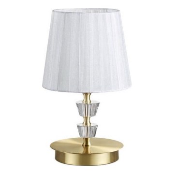 Ideal Lux - Кришталева настільна лампа PEGASO 1xE14/28W/230V золота