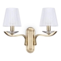 Ideal Lux - Кришталева настінна лампа PEGASO 2xE14/28W/230V золотий