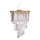 Ideal Lux - Кришталева підвісна люстра CARLTON 12xE14/40W/230V діаметр 50 см золотий