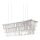 Ideal Lux - Кришталева підвісна люстра MARTINEZ 8xE14/40W/230V глянцевий хром