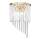 Ideal Lux - Кришталевий настінний світильник CARLTON 3xE14/40W/230V золотий