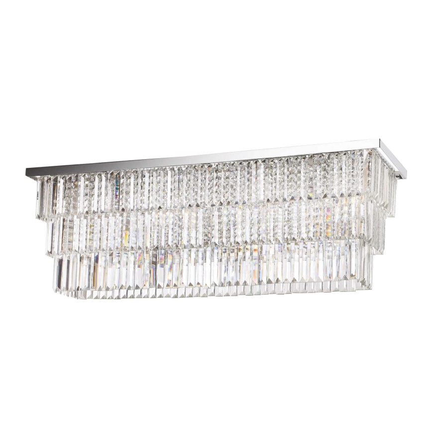 Ideal Lux - Кришталевий стельовий світильник MARTINEZ 8xE14/40W/230V