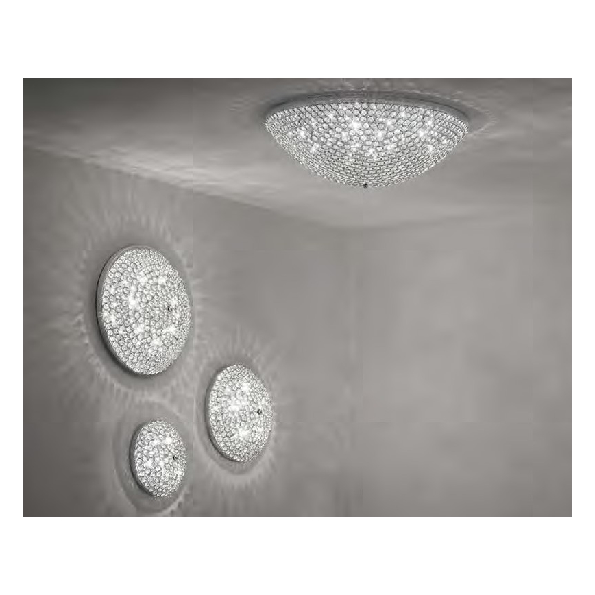 Ideal Lux - Кришталевий стельовий світильник ORION 12xG9/40W/230V