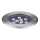 Ideal Lux - Ґрунтовий LED світильник FLOOR LED/12W/230V діаметр 14 см CRI 90 IP67 глянцевий хром