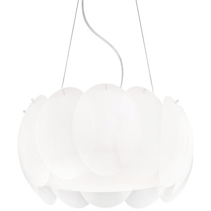 Ideal Lux — запасний абажур для люстри та стельового світильника OVALINO, білий