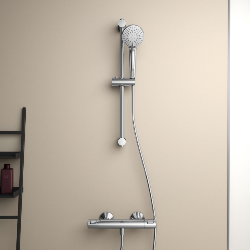 Ideal Standard A7201AA - Термостатичний душовий змішувач CERATHERM T25, блискучий хром