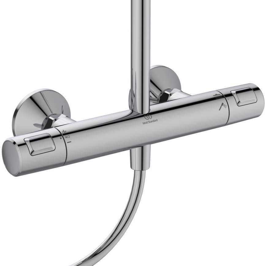 Ideal Standard A7208AA - Душевой комплект с термостатическим смесителем CERATHERM T25, полированный хром