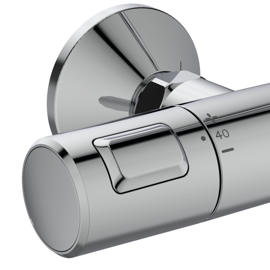 Ideal Standard A7208AA - Душевой комплект с термостатическим смесителем CERATHERM T25, полированный хром