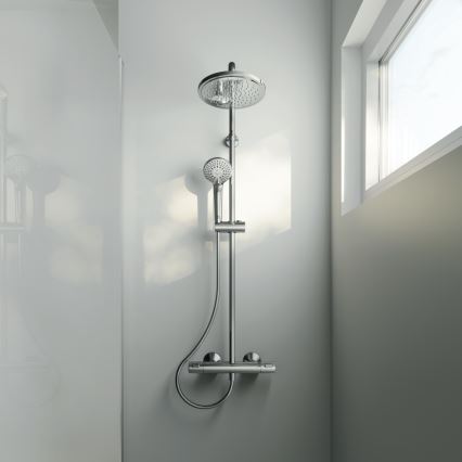 Ideal Standard A7208AA - Душовий набір з термостатичним змішувачем CERATHERM T25, блискучий хром