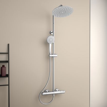 Ideal Standard A7565AA - Душевая система с термостатическим смесителем CERATHERM T50, глянцевый хром