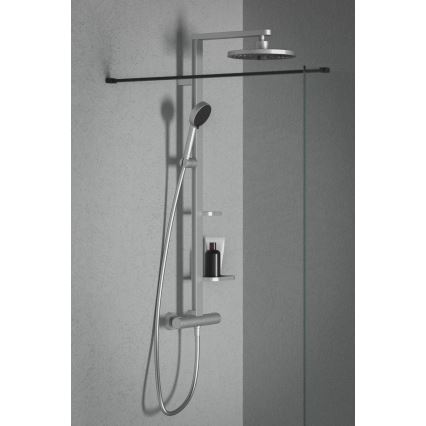 Ideal Standard BD583SI - душовий комплект з термостатним змішувачем CERATHERM ALU+ у матовому хромі