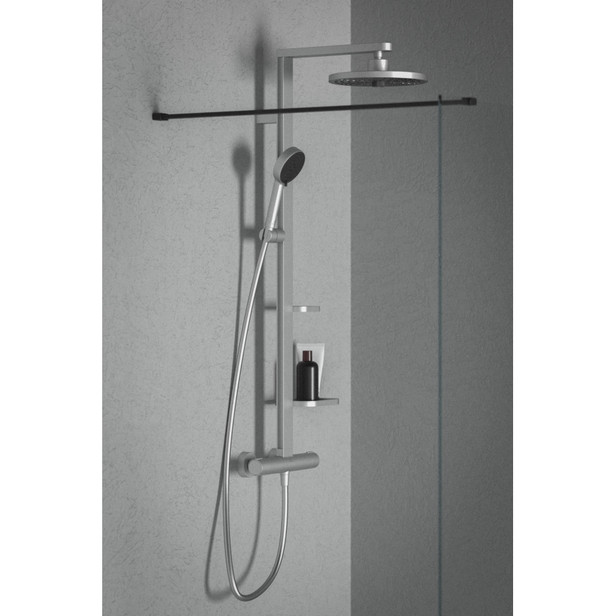 Ideal Standard BD583SI - Душовий набір з термостатичним змішувачем CERATHERM ALU+ сріблястий