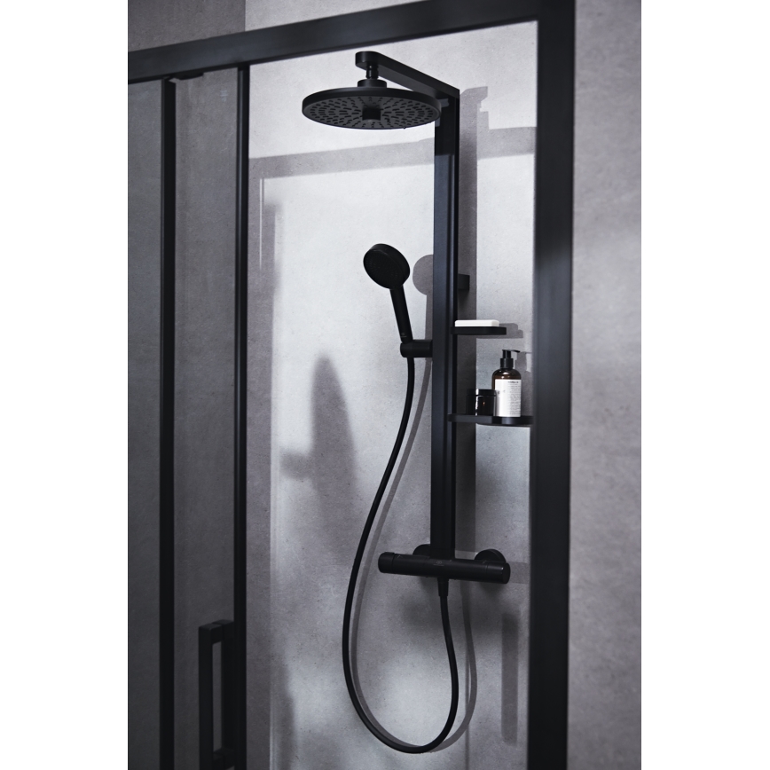 Ideal Standard BD583XG - Душовий комплект зі змішувачем CERATHERM ALU+ у матовому чорному кольорі