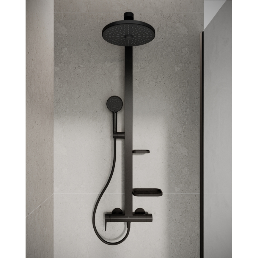 Ideal Standard BD584XG - Душовий набір із змішувачем CERAFLOW ALU+ матовий чорний