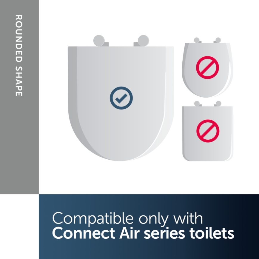 Ideal Standard E036601 - Сиденье для унитаза SoftClose CONNECT AIR, белое