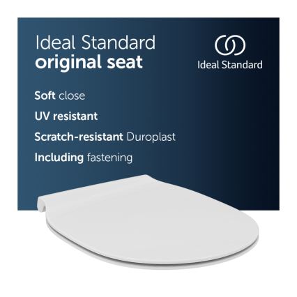 Ideal Standard E036601 - Сиденье для унитаза SoftClose CONNECT AIR, белое