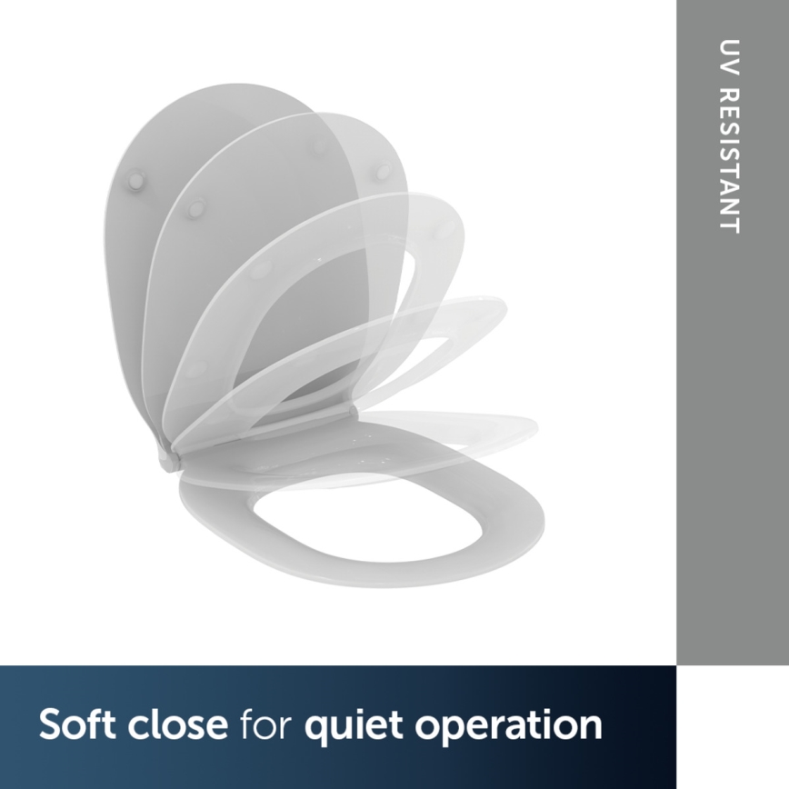 Ideal Standard E036601 - Сидіння для унітазу SoftClose CONNECT AIR, біле