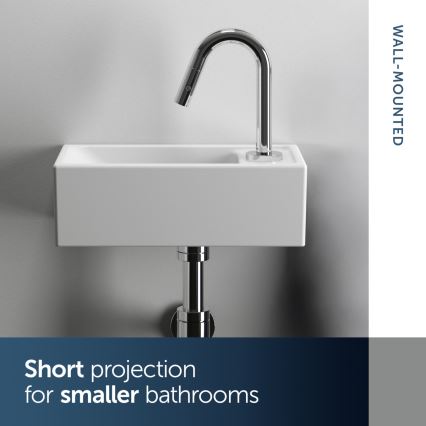 Ideal Standard E211201 - Підвісна раковина I.LIFE S 37x21 см кераміка/біла