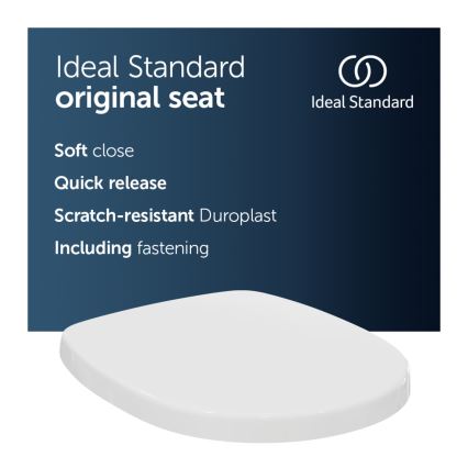 Ideal Standard E712701 - Сиденье для унитаза SoftClose CONNECT белое