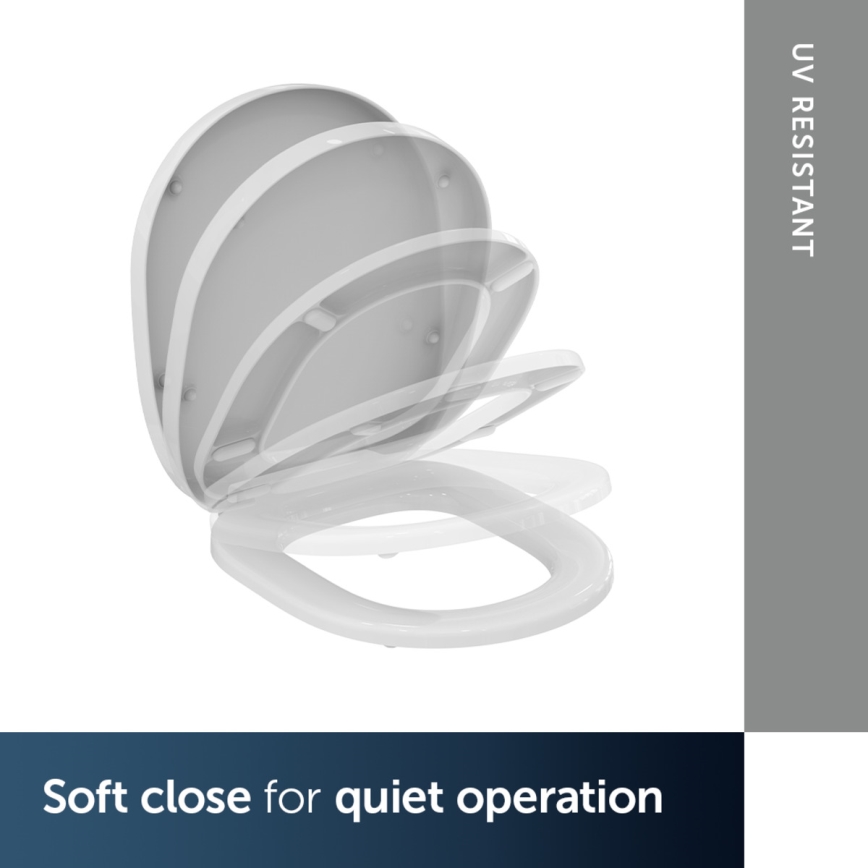 Ideal Standard E712701 - Сидіння для унітазу SoftClose CONNECT біле