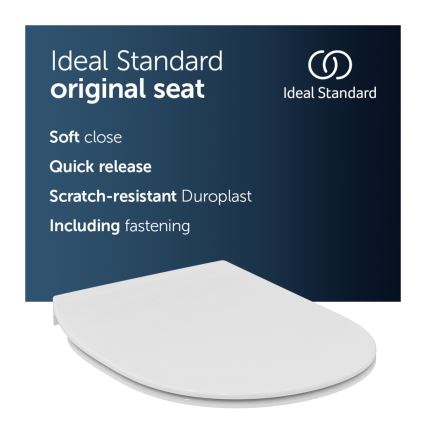 Ideal Standard E772401 - Сидіння для унітазу SoftClose CONNECT біле