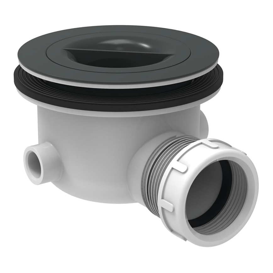 Ideal Standard K936367 - Сифон для душового піддону, 9 см, чорний/білий