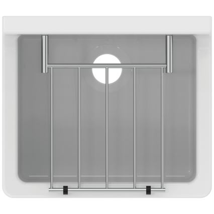 Ideal Standard S593901 - настенная раковина со сливной решёткой DOURO 45,5x38 cm, керамика/белая