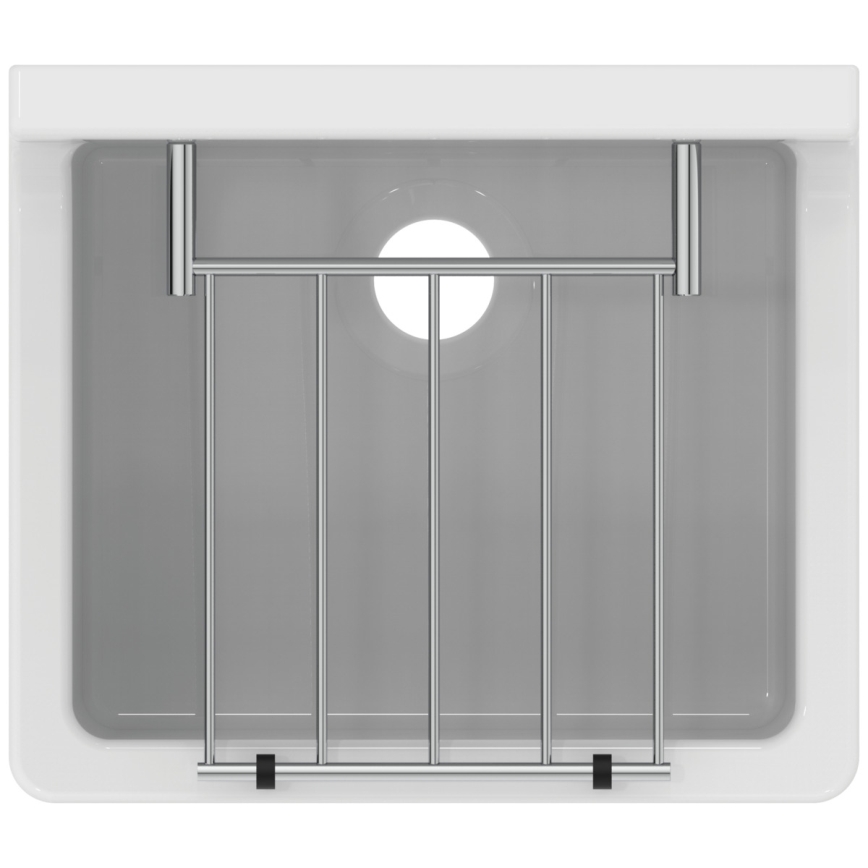 Ideal Standard S593901 - настенная раковина со сливной решёткой DOURO 45,5x38 cm, керамика/белая