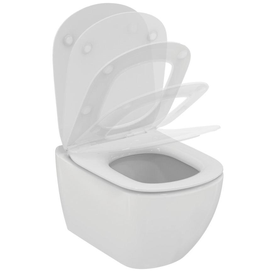 Ideal Standard T354601 - Підвісний унітаз з кришкою SoftClose TESI кераміка/білий