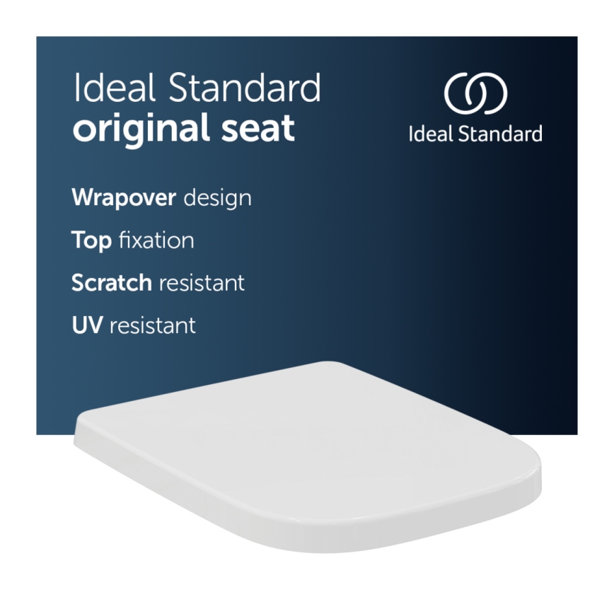Ideal Standard T453001 - Кришка‑сидіння для унітазу I.LIFE A біла